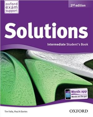 Solutions Intermediate Student's Book + Workbook (2nd edition)